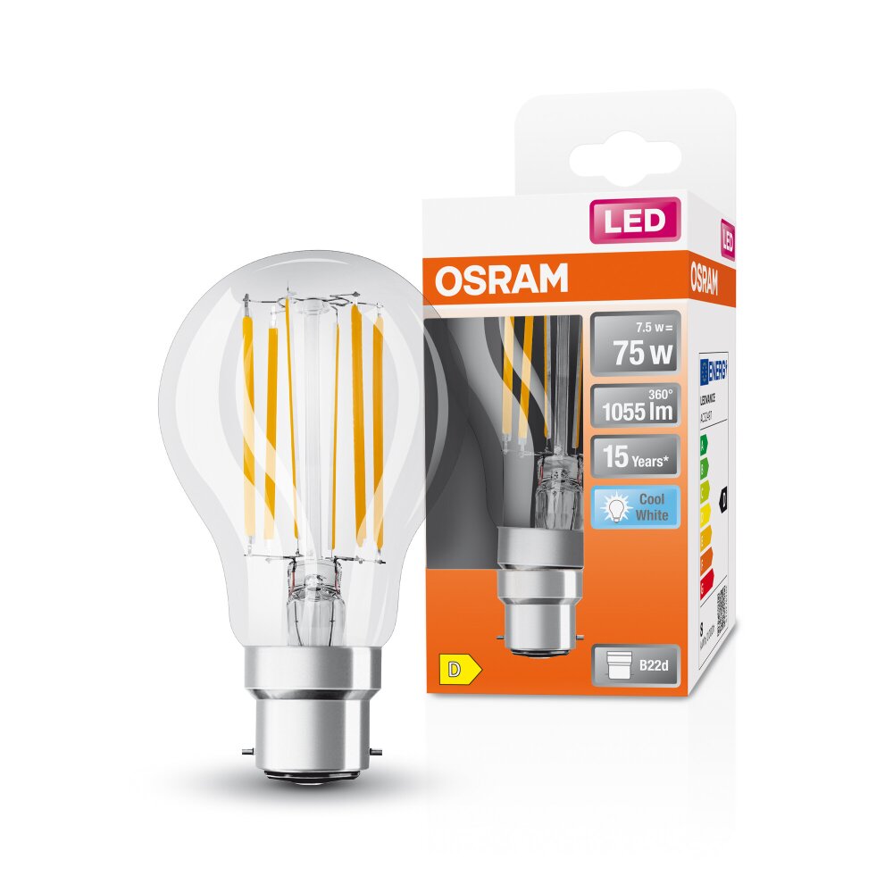 OSRAM LED Retrofit LED B22d 7,5 Watt 4000 Kelvin 1055 Lumen 4058075592711