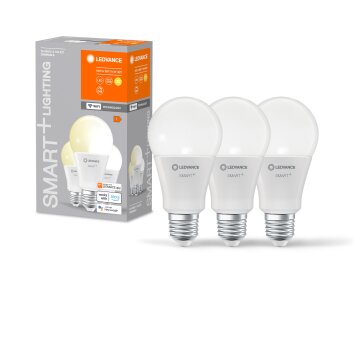 LEDVANCE SMART+ WiFi Lot de 3 LED E27 14 watt 2700 kelvin 1521 lumen