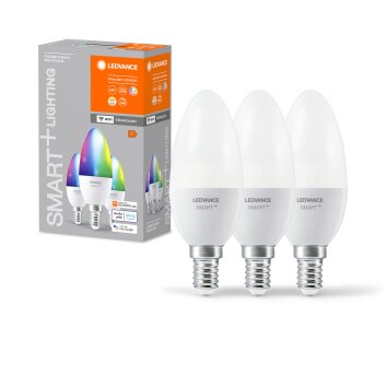 LEDVANCE SMART+ WiFi Lot de 3 LED E14 4,9 watt 2700-6500 kelvin 470 lumen