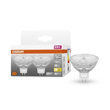 OSRAM LED STAR Lot de 2 LED GU5.3 3,8 watt 2700 kelvin 345 lumen