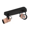 Plafonnier Eglo CAYUCA LED Noir, 2 lumières