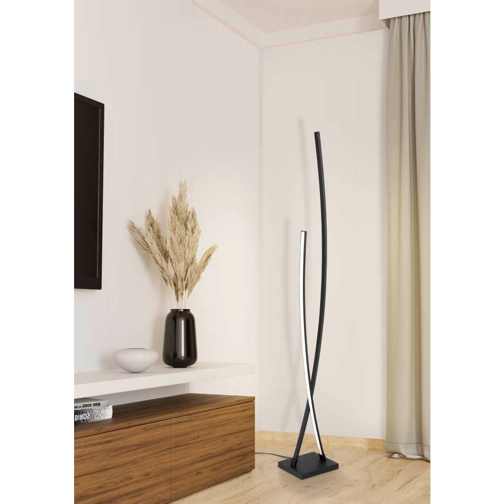 Lampadaire Eglo ALBORAYA LED Noir, 1 lumière main product photo