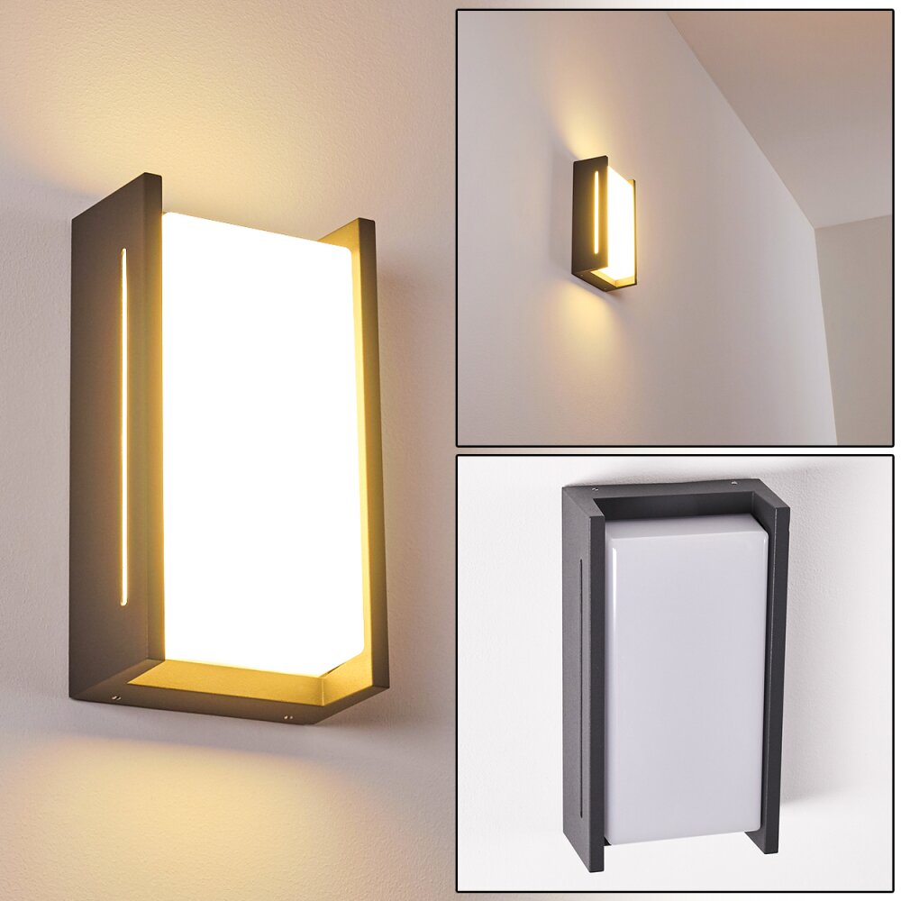 Applique murale d'extérieur Torhamn LED Anthracite, 1 lumière main product photo