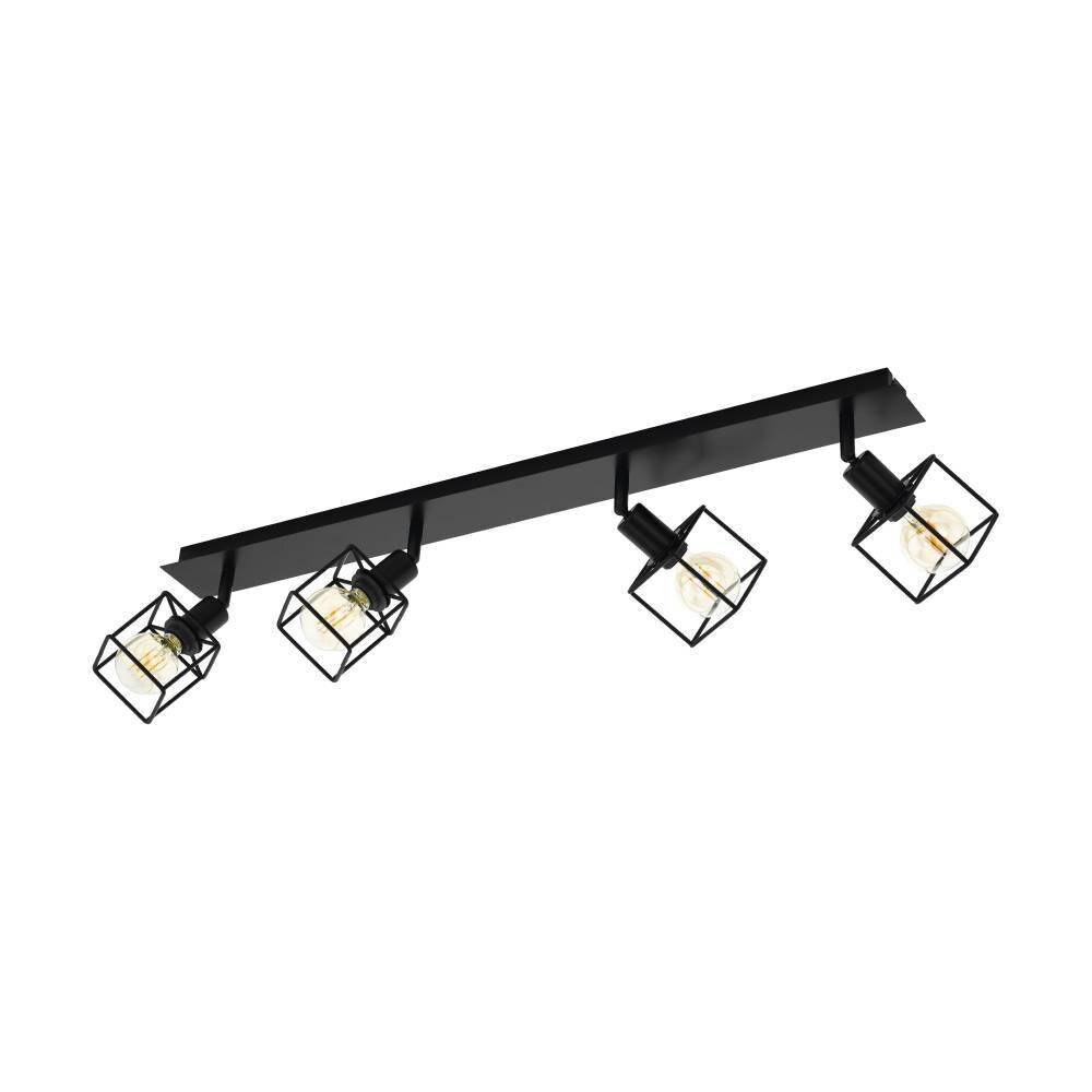 Plafonnier Eglo ELDRICK Noir, 4 lumières main product photo