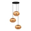 Suspension Eglo AMSFIELD Noir, 3 lumières