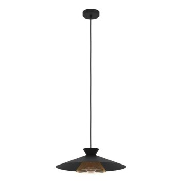 Suspension Eglo GRIZEDALE Laiton, Noir, 1 lumière