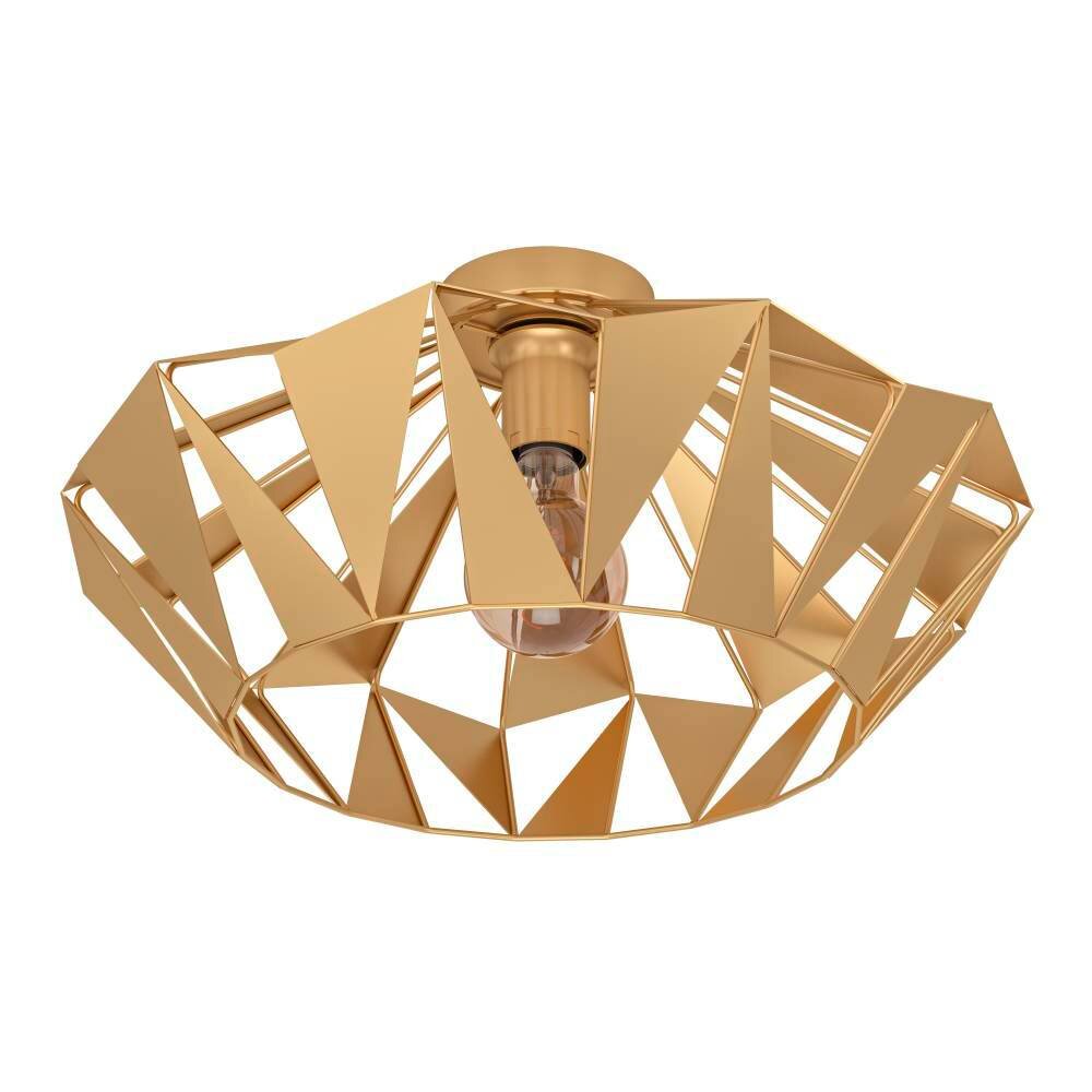 Plafonnier Eglo CARLTON Or, 1 lumière main product photo