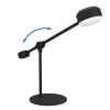 Lampe de table Eglo CLAVELLINA LED Noir, 1 lumière