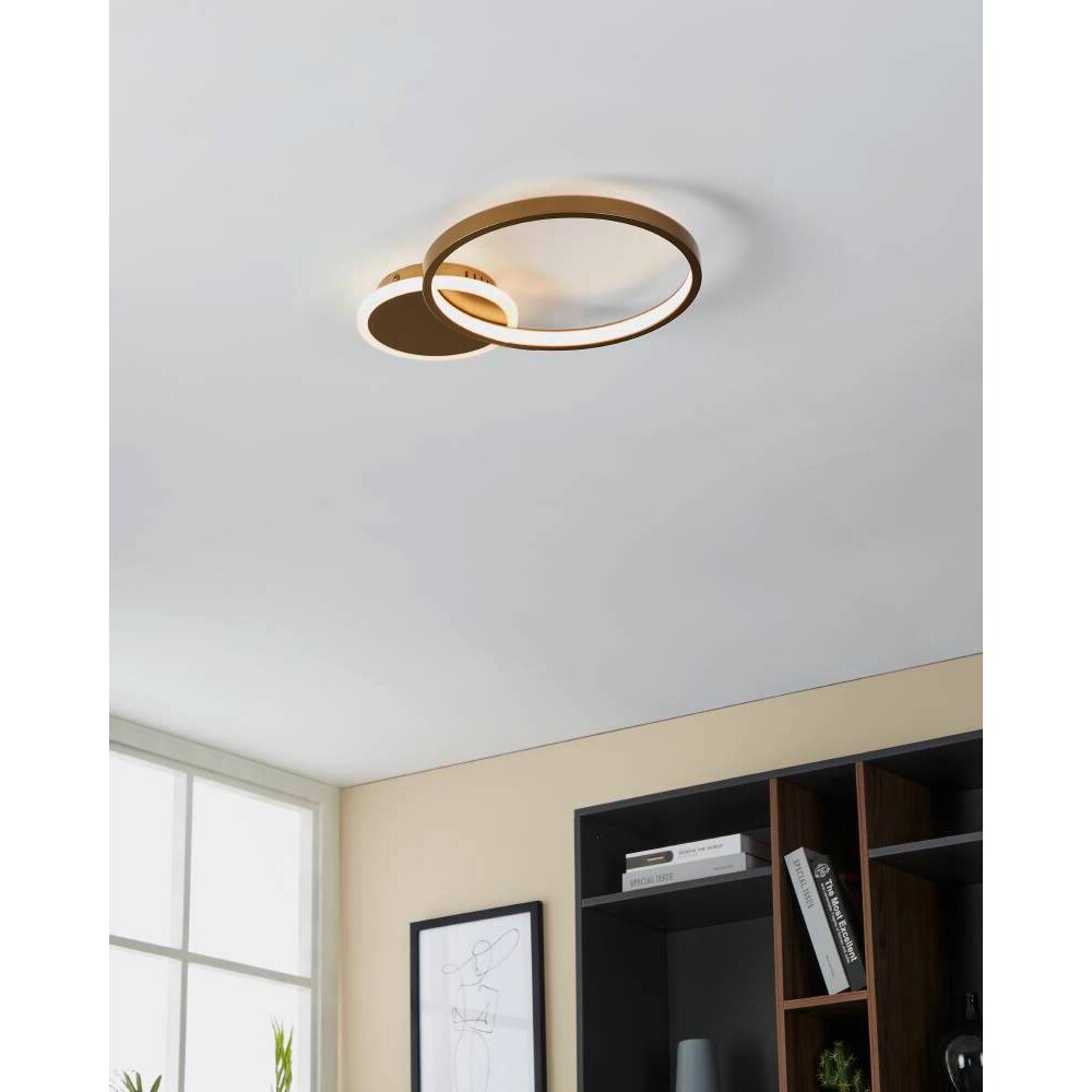 Plafonnier Eglo GAFARES LED Or, Blanc, 1 lumière main product photo