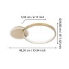 Plafonnier Eglo GAFARES LED Or, Blanc, 1 lumière
