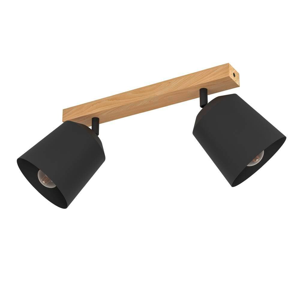 Plafonnier Eglo COTORRO Brun, Noir, 2 lumières main product photo