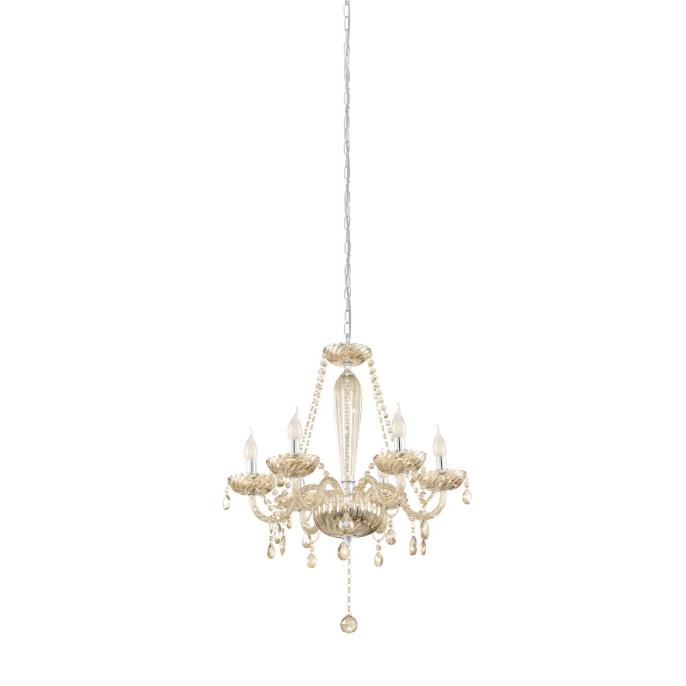 Suspension Eglo BASILANO Chrome, 6 lumières main product photo