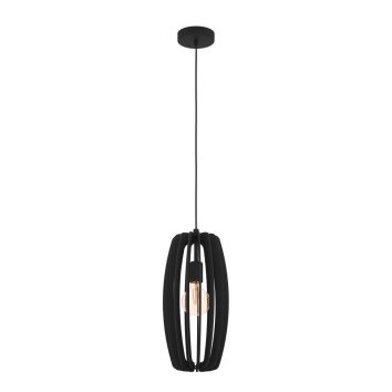 Suspension Eglo BAJAZZARA Noir, 1 lumière