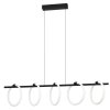 Suspension Eglo CARANACOA LED Noir, 5 lumières