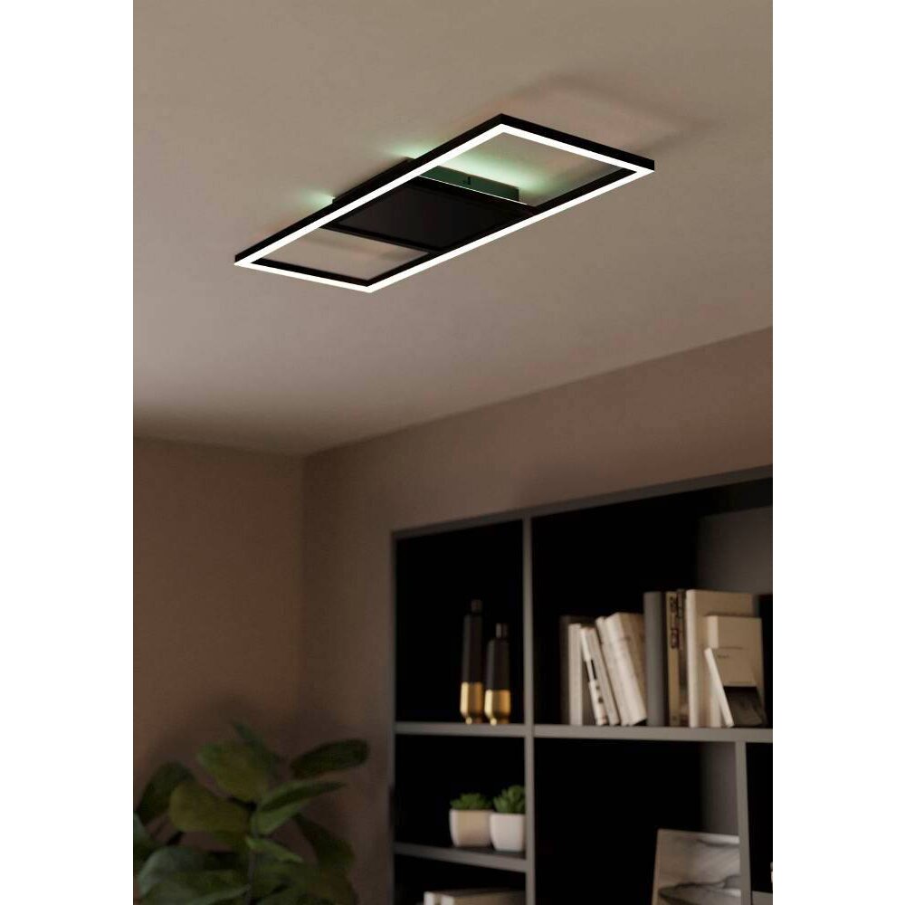 Plafonnier Eglo CALAGRANO-Z LED Noir, 1 lumière, Changeur de couleurs main product photo