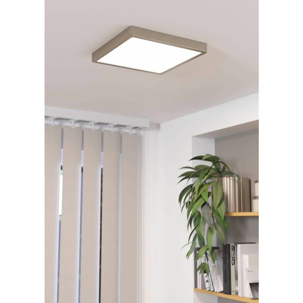 Plafonnier Eglo FUEVA LED Nickel mat, 1 lumière main product photo