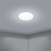 Plafonnier Eglo BATTISTONA LED Blanc, 8 lumières, Télécommandes