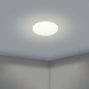 Plafonnier Eglo BATTISTONA LED Blanc, 8 lumières, Télécommandes