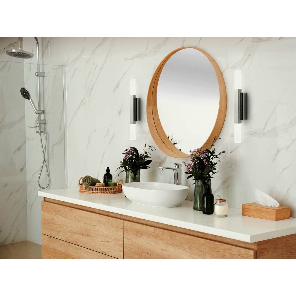 Applique murale Eglo ALCUDIA LED Chrome, 2 lumières main product photo