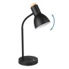 Lampe de table Eglo VERADAL-QI LED Brun, Noir, 1 lumière