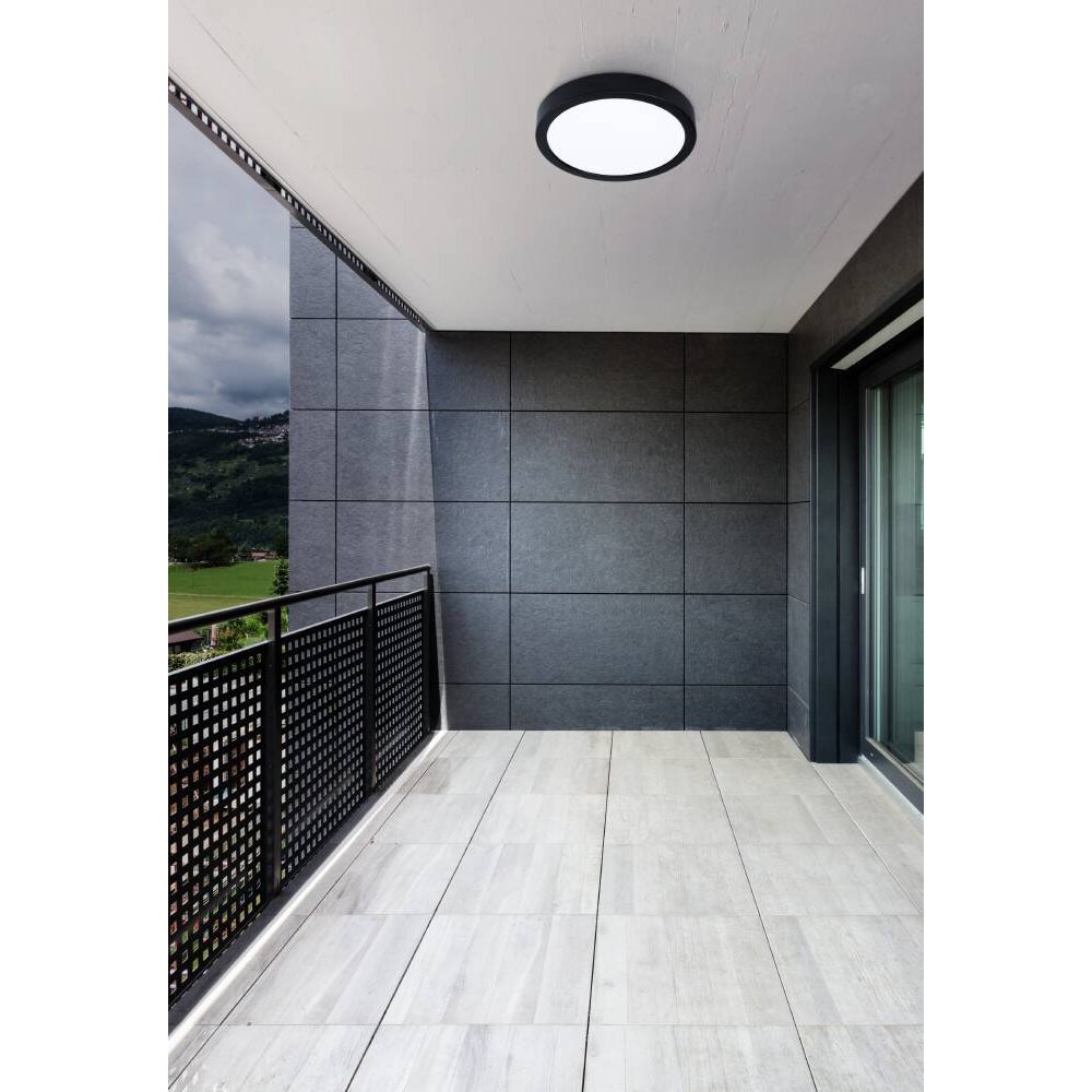 Plafonnier Eglo CALAGRANO-Z LED Noir, 1 lumière, Changeur de couleurs main product photo