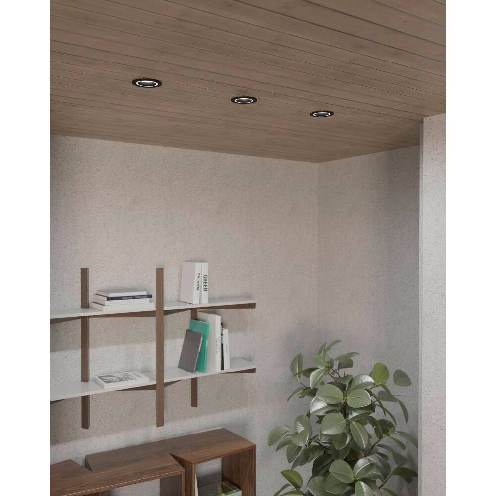 Spot encastrable Eglo CAROSSO Noir, Blanc, 1 lumière main product photo