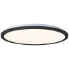Plafonnier Brilliant Saltery LED Noir, Blanc, 1 lumière, Télécommandes, Changeur de couleurs