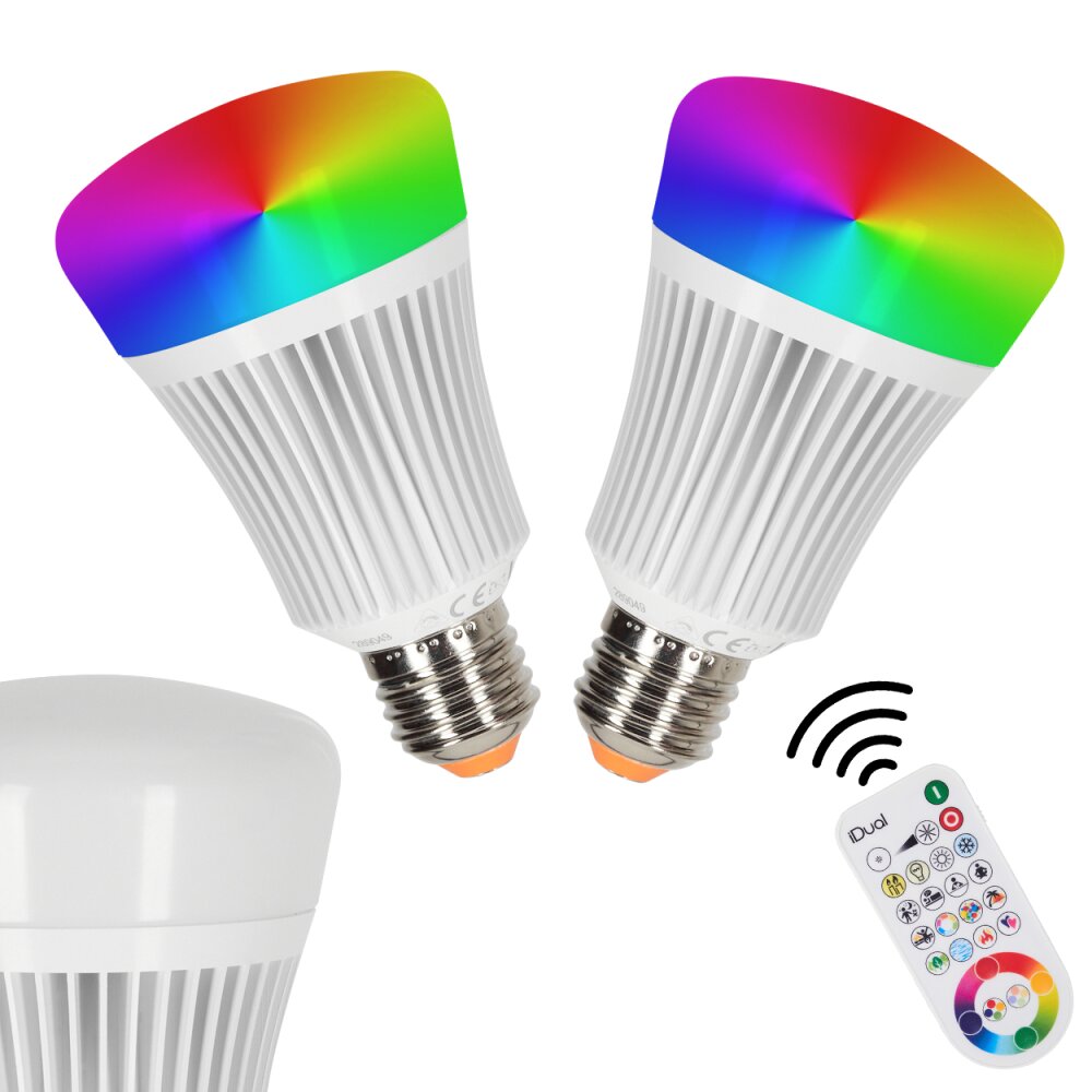 RGB LED plafonnier boule lumière télécommande lampe de salon