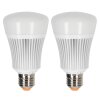 Candal E27 LED RGB 11 watt 2200-6500 Kelvin 806 lumen Lot de 2 avec télécommande