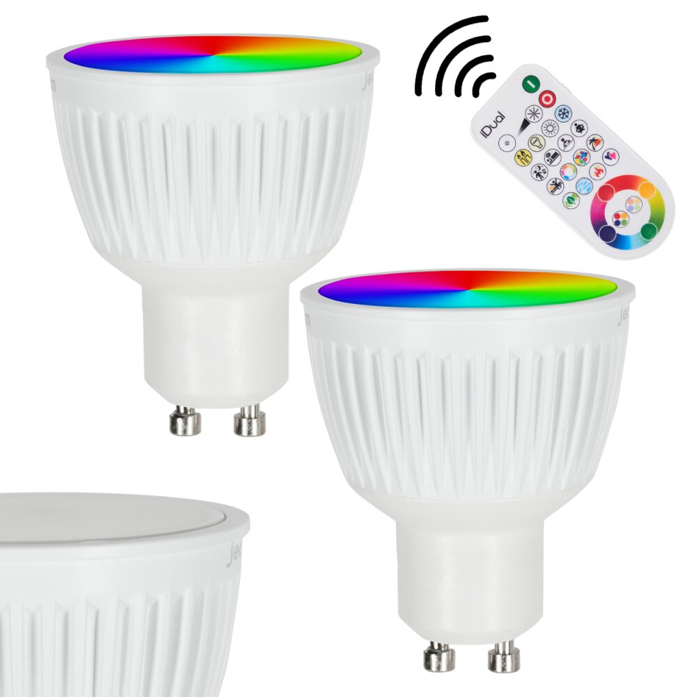 RGB LED plafonnier boule lumière télécommande lampe de salon