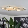 Plafonnier  Longos LED Aluminium, 1 lumière, Télécommandes