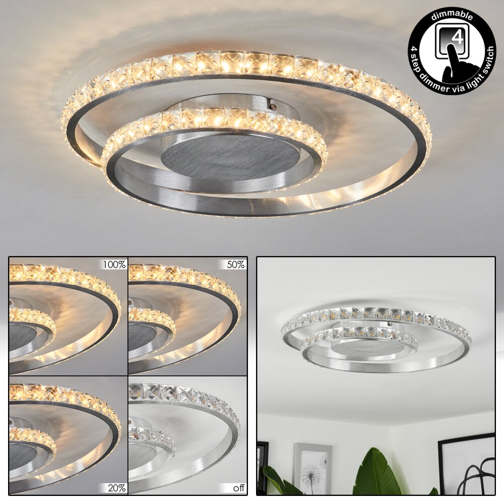 Plafonnier Tanganheira LED Aluminium, 1 lumière main product photo