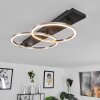 Plafonnier  Pompu LED Noir, 2 lumières