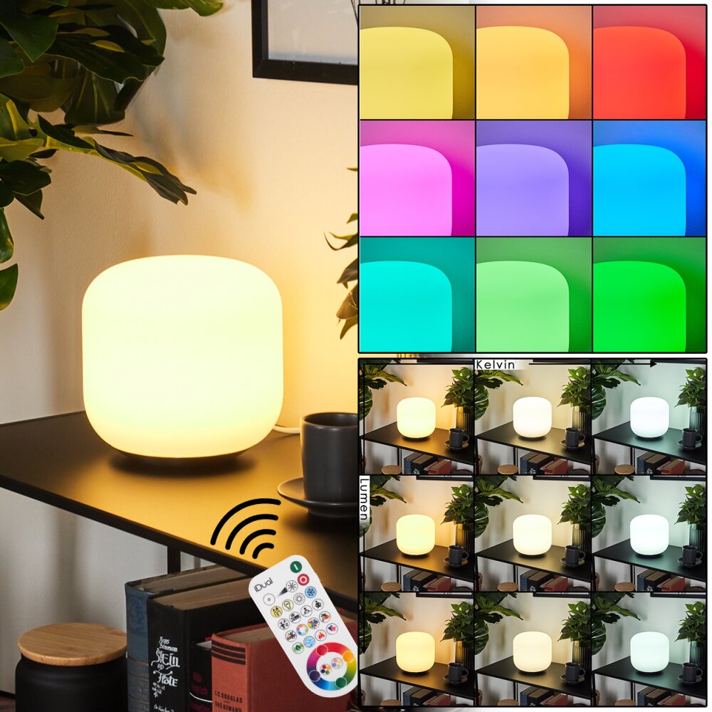 Éclairage de dessous de meuble à piles LED Colours Push Light argent IP20