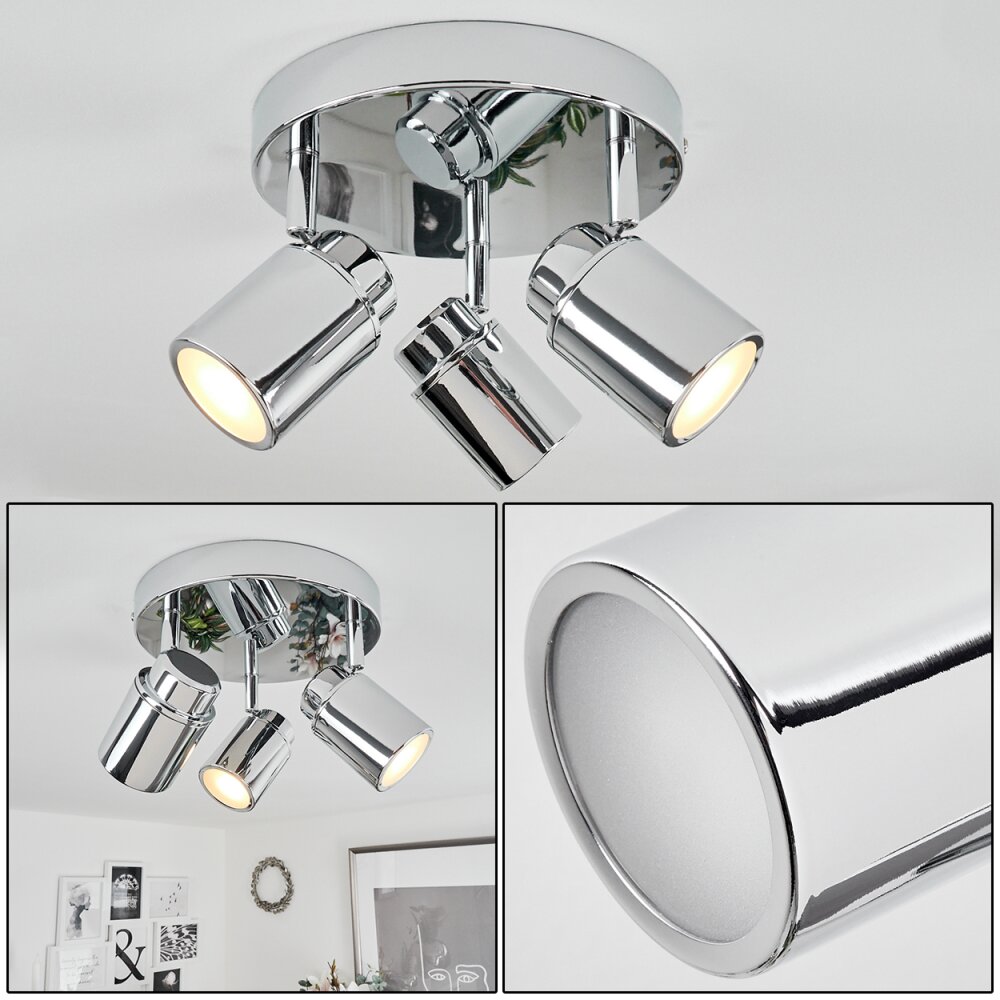 Plafonnier Douarnenez Chrome, 3 lumières main product photo