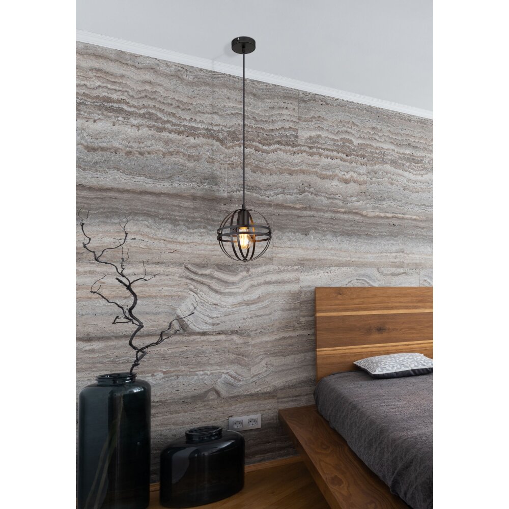 Suspension Globo TAMARA Noir, 1 lumière main product photo
