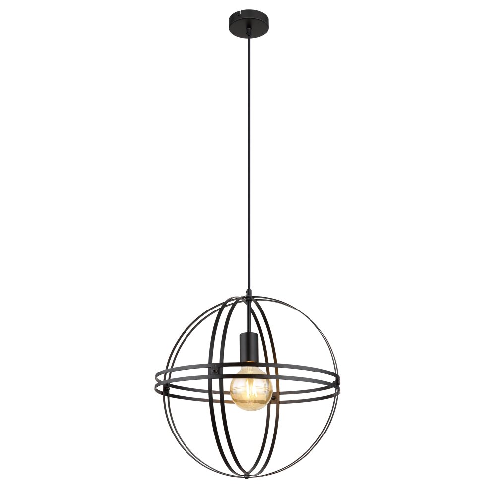 Suspension Globo TAMARA Noir, 1 lumière main product photo