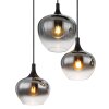 Suspension Globo MAXY Noir, 6 lumières