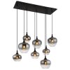 Suspension Globo MAXY Noir, 8 lumières