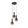 Suspension Lucide MARIUS Noir, 3 lumières