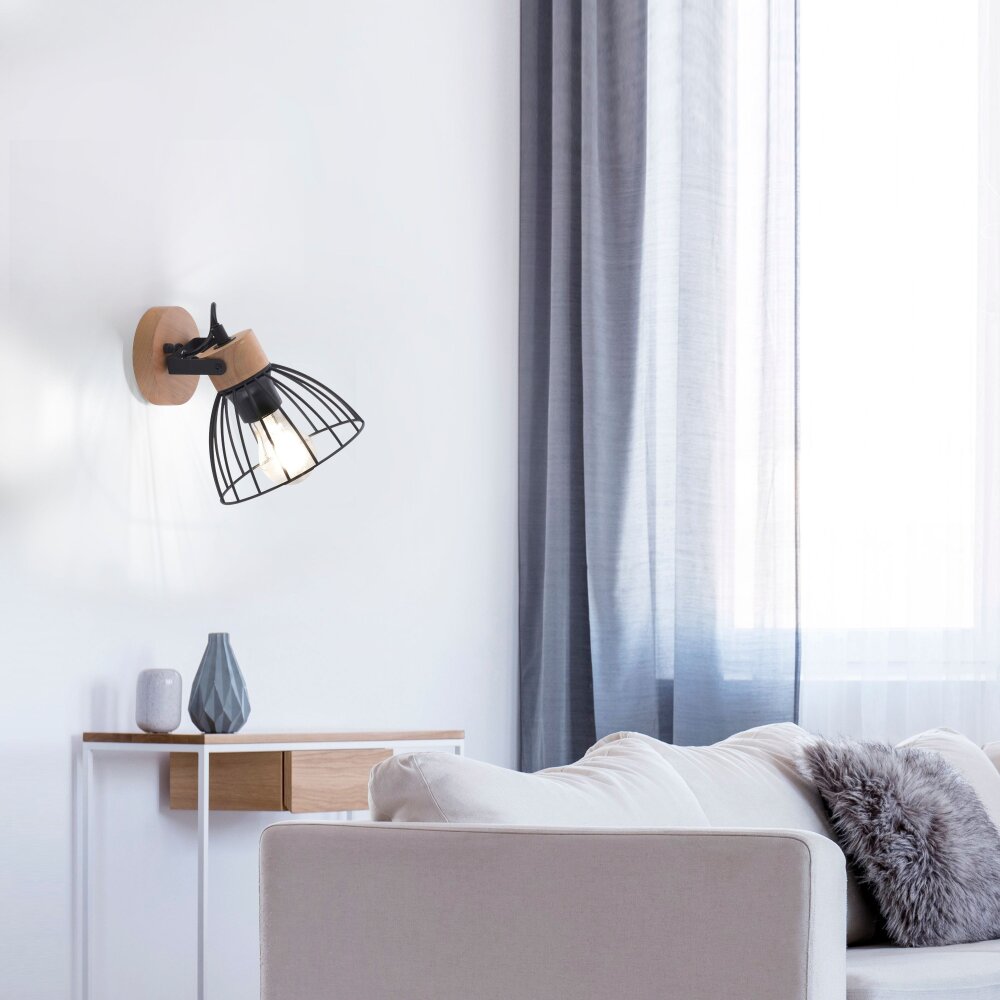Applique murale Leuchten-Direkt LAMI Écru, 1 lumière main product photo