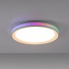 Plafonnier Leuchten-Direkt RIBBON LED Blanc, 2 lumières, Télécommandes, Changeur de couleurs