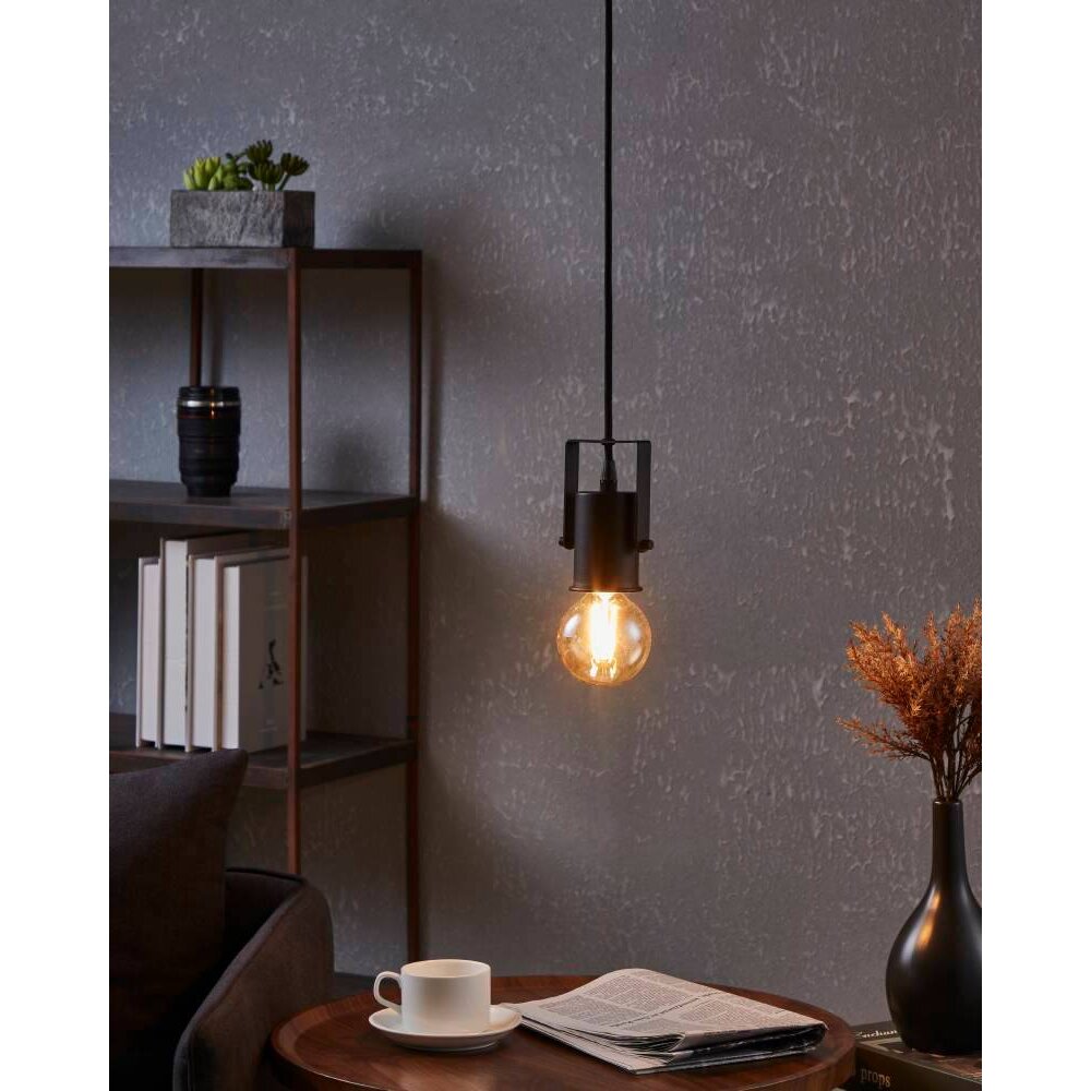 Suspension Eglo CALARI Noir, 1 lumière main product photo