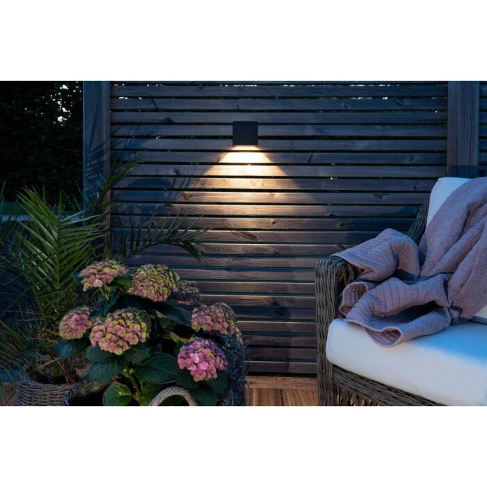 Applique murale d'extérieur Eglo Z_SOLAR LED Noir, 1 lumière