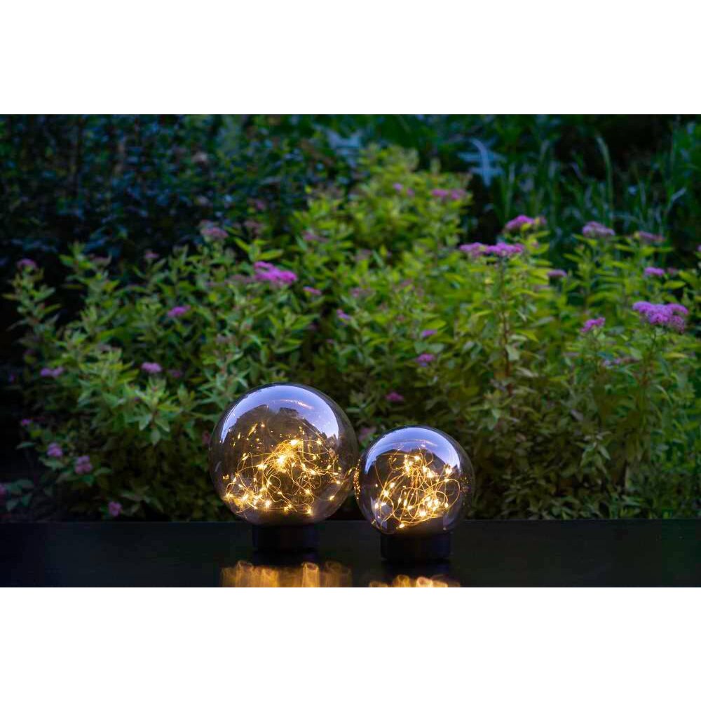 boule lumineuse Eglo Z_SOLAR LED Noir, 20 lumières main product photo