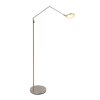 Lampadaire Steinhauer Soleil LED Acier brossé, 1 lumière