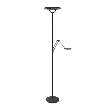 Lampadaire à vasque Steinhauer Soleil LED Noir, 2 lumières