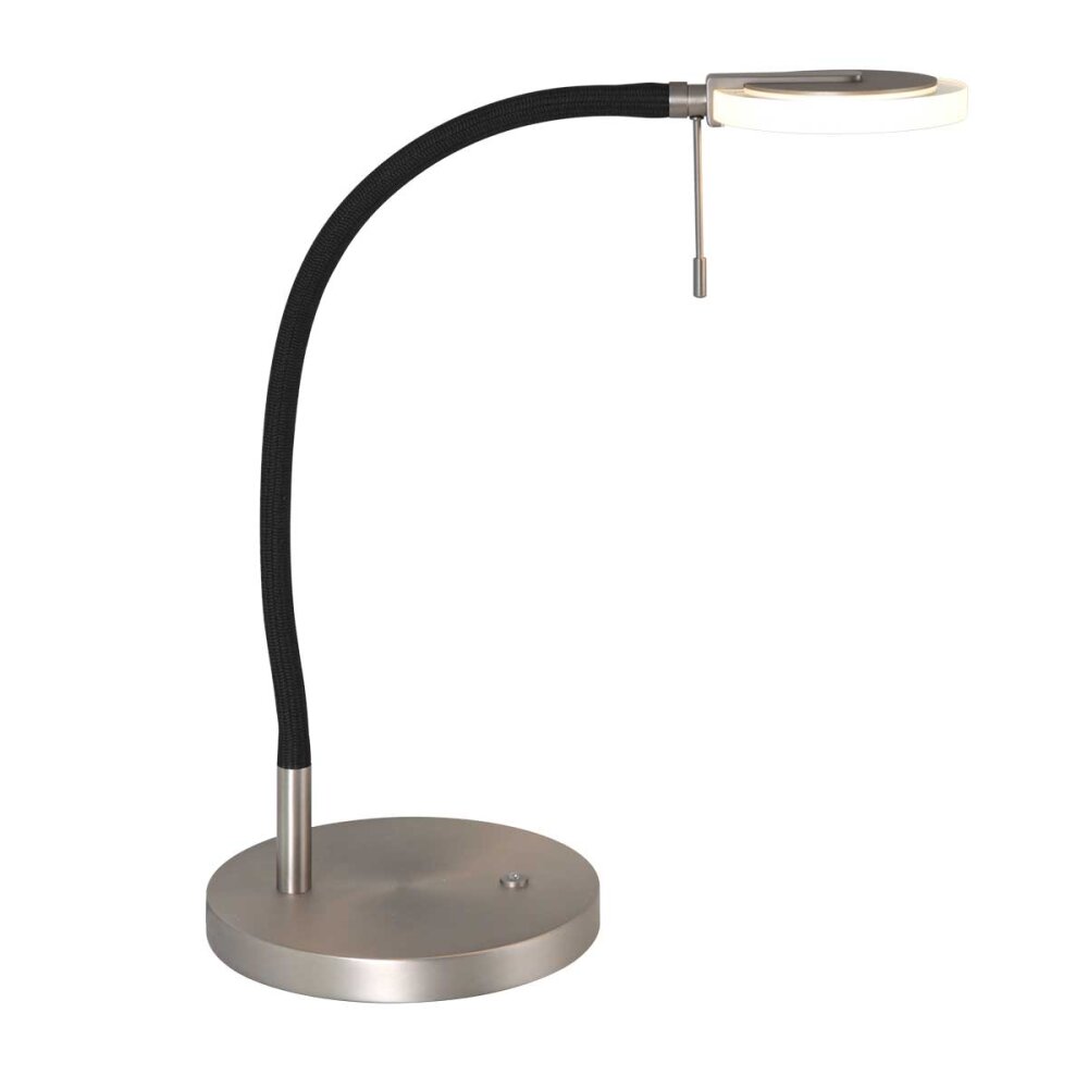 Lampe de table Steinhauer Turound LED Acier brossé, 1 lumière main product photo