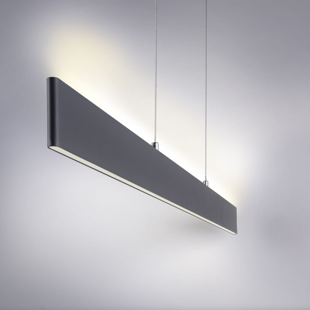 Suspension Paul Neuhaus NILA LED Anthracite, 2 lumières, Télécommandes main product photo