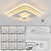 Plafonnier  Selim LED Blanc, 1 lumière, Télécommandes